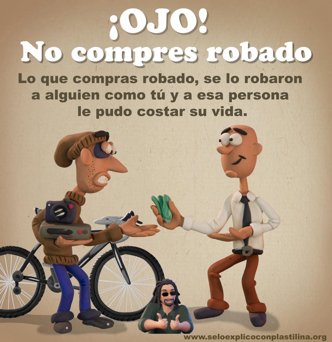 Ojo no compres artículos robados ...