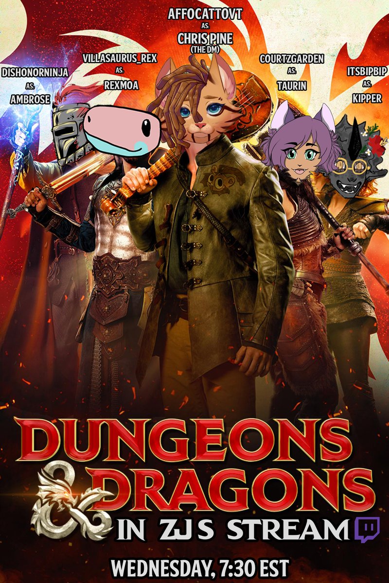 🐱 LIVE NOW ON TWITCH!!! 🔴

☕LINK IN BIO☕

We are continuing with D&amp;D!!!! LETS GET THE PARTY STARTED!! 

[ #twitch #Vtuber #Furry #goinglive ]