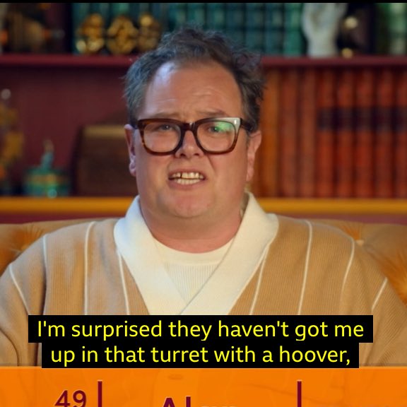 the_traitors_'s tweet image. Alan is sensational 😂 #TheCelebrityTraitors