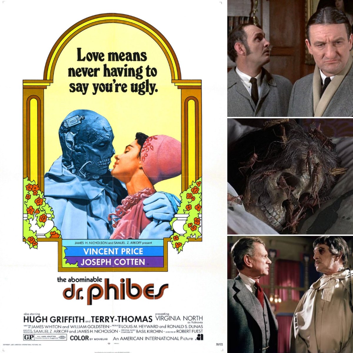 christianhpaz's tweet image. #Pelicula_29: El clásico de clásicos que &quot;inspiró&quot; películas como Seven o SAW ...

#TheAbominableDrPhibes #RobertFuest #VincentPrice #JosephCotten #31HorrorFilms31Days
