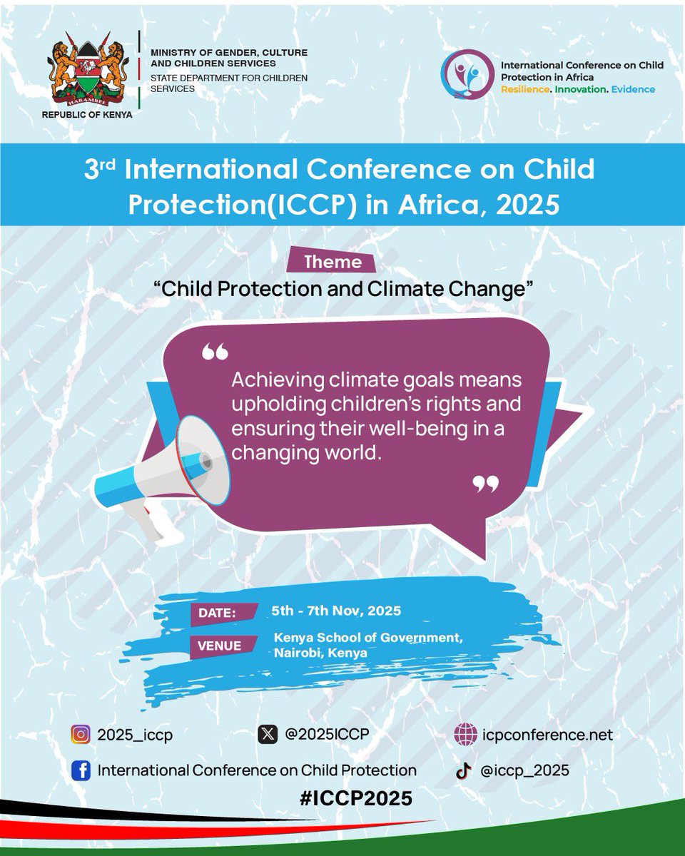 2025ICCP's tweet photo. SDG 13 + Child Rights = A Safe Planet for Every Child #ClimateAction4Children
#ICCP2025 
#ChildProtection
#ChildRights https://t.co/hBuzso3QrN