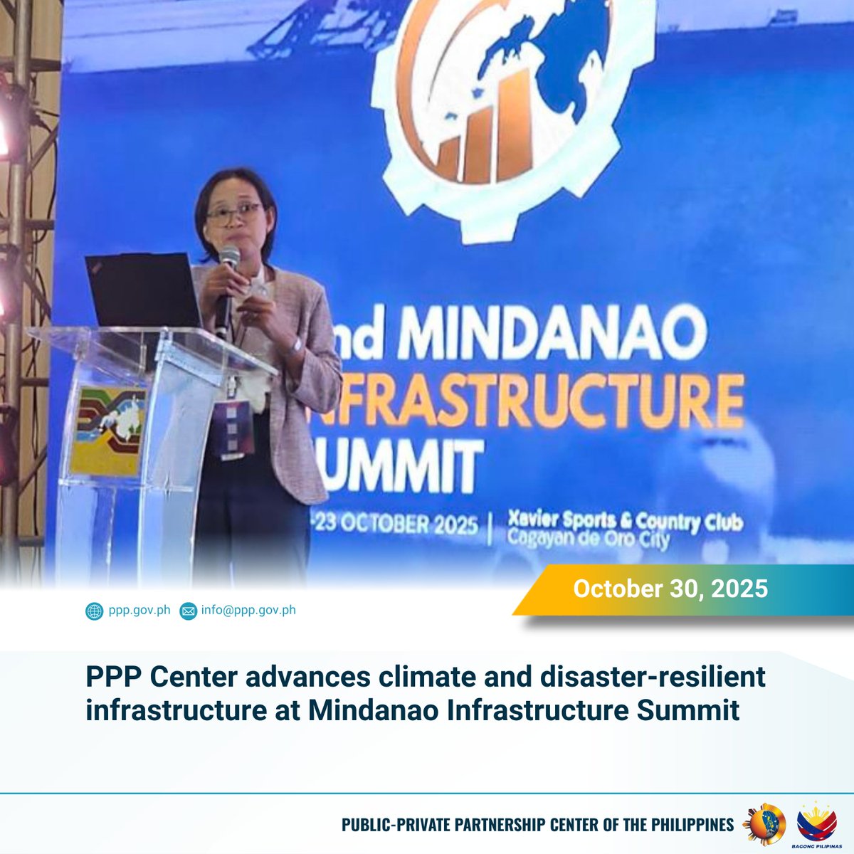 𝐏𝐏𝐏 𝐂𝐞𝐧𝐭𝐞𝐫 𝐚𝐝𝐯𝐚𝐧𝐜𝐞𝐬 𝐜𝐥𝐢𝐦𝐚𝐭𝐞 𝐚𝐧𝐝 𝐝𝐢𝐬𝐚𝐬𝐭𝐞𝐫-𝐫𝐞𝐬𝐢𝐥𝐢𝐞𝐧𝐭 𝐢𝐧𝐟𝐫𝐚𝐬𝐭𝐫𝐮𝐜𝐭𝐮𝐫𝐞 𝐚𝐭 𝐌𝐢𝐧𝐝𝐚𝐧𝐚𝐨 𝐈𝐧𝐟𝐫𝐚𝐬𝐭𝐫𝐮𝐜𝐭𝐮𝐫𝐞 𝐒𝐮𝐦𝐦𝐢𝐭

Read more: linkedin.com/posts/public-p…