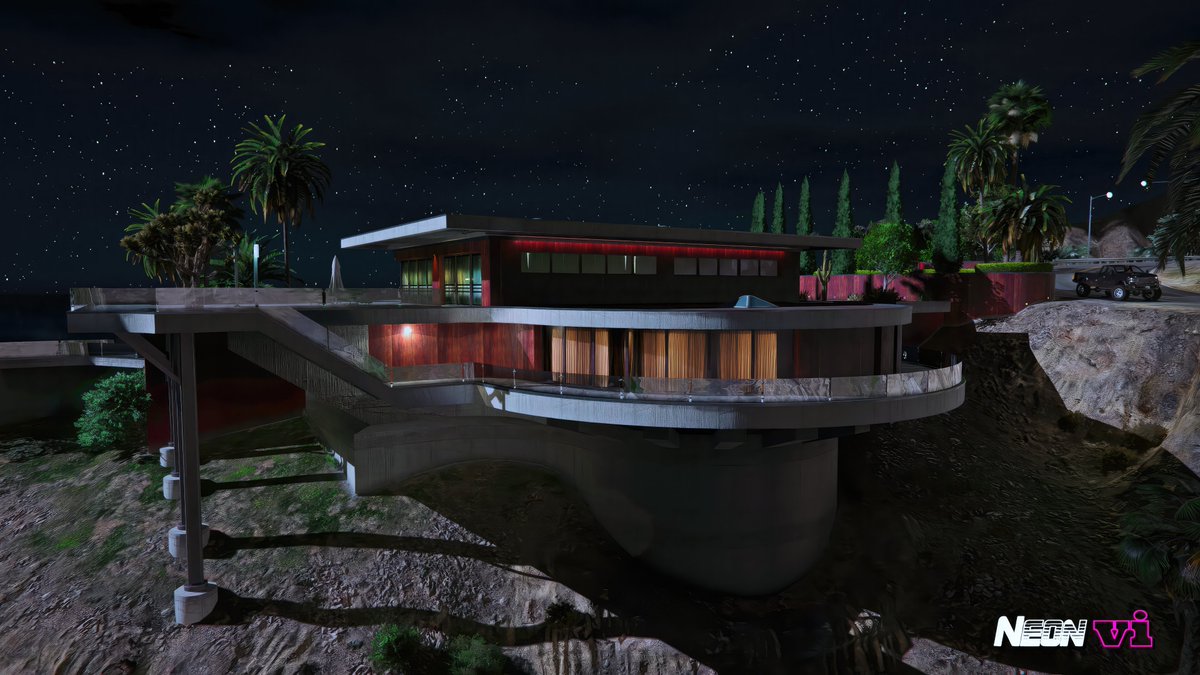 NeonNightsVI's tweet image. GTA 5 Late Night 🌲📷 #gta5 #nature #forrest #photography #virtualphotography #landscape #grandtheftauto #gameplay #mountains #night #art