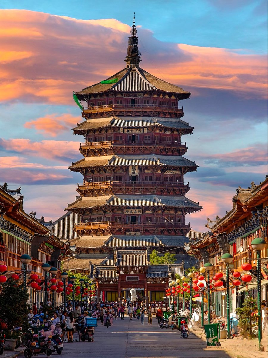 山西大同应县木塔，不见此塔，不知木构的技术已经到了什么程度?