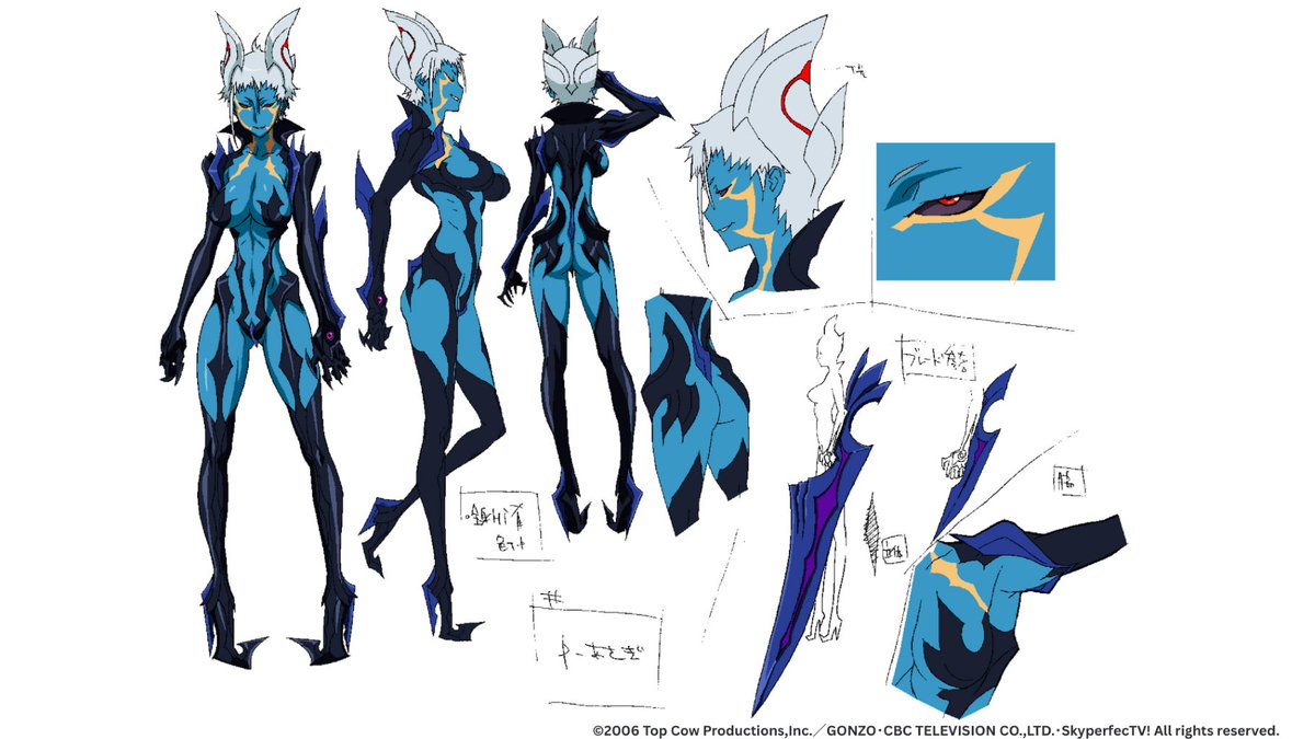 animewitchblade's tweet image. ✨✏️Character Designs✏️✨ 
Here's another different design from the TV release. 
Which Asagi design do you prefer? 
#Anime #Witchblade #AnimeArt