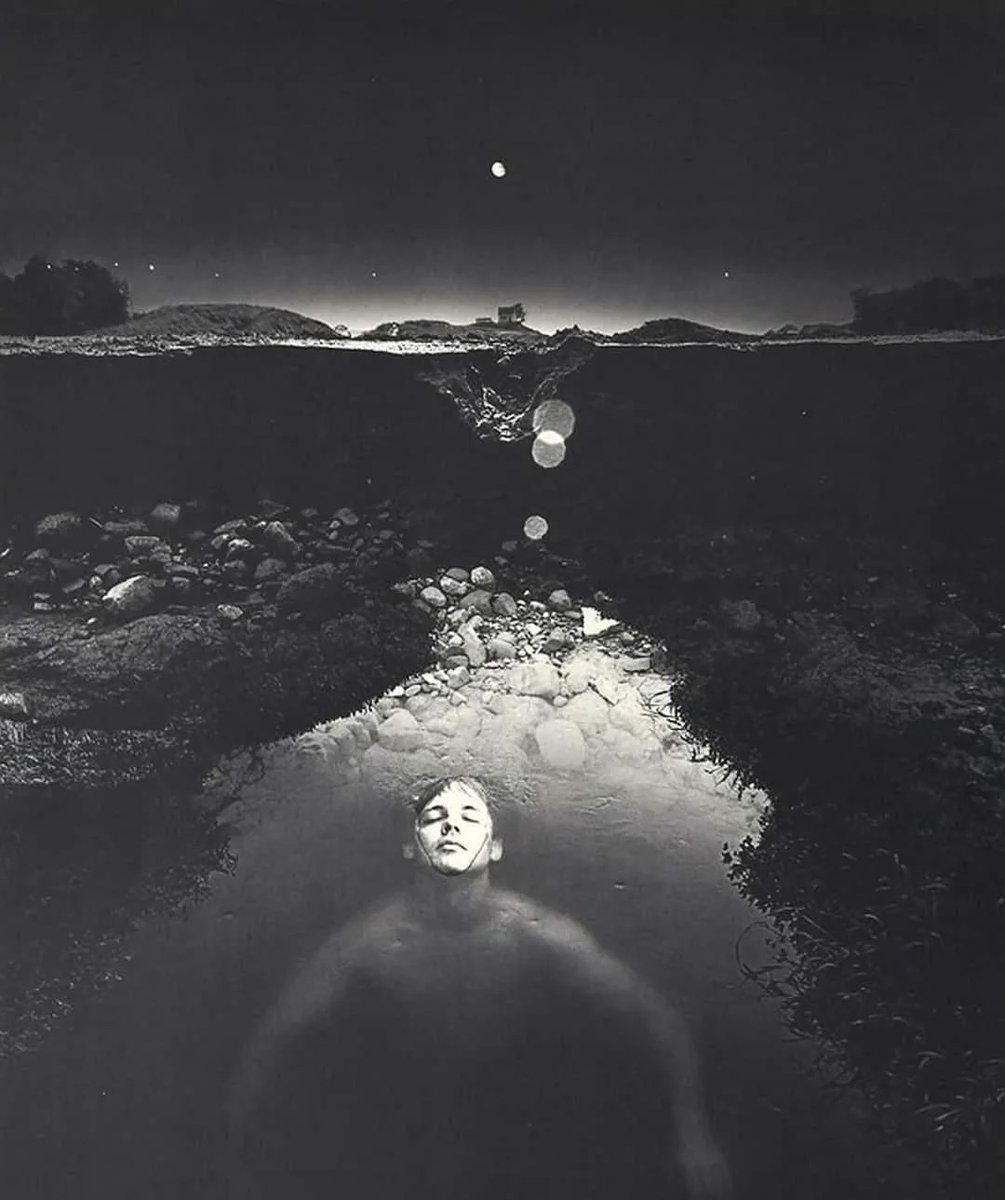 Douglas Prince, self portrait of a dreaming man, 1980