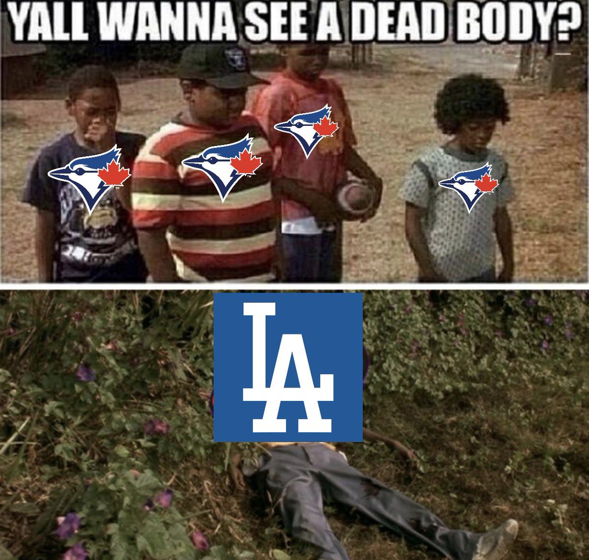 Pretty much sums up the last two nights #dodgers #BlueJays #WorldSeries