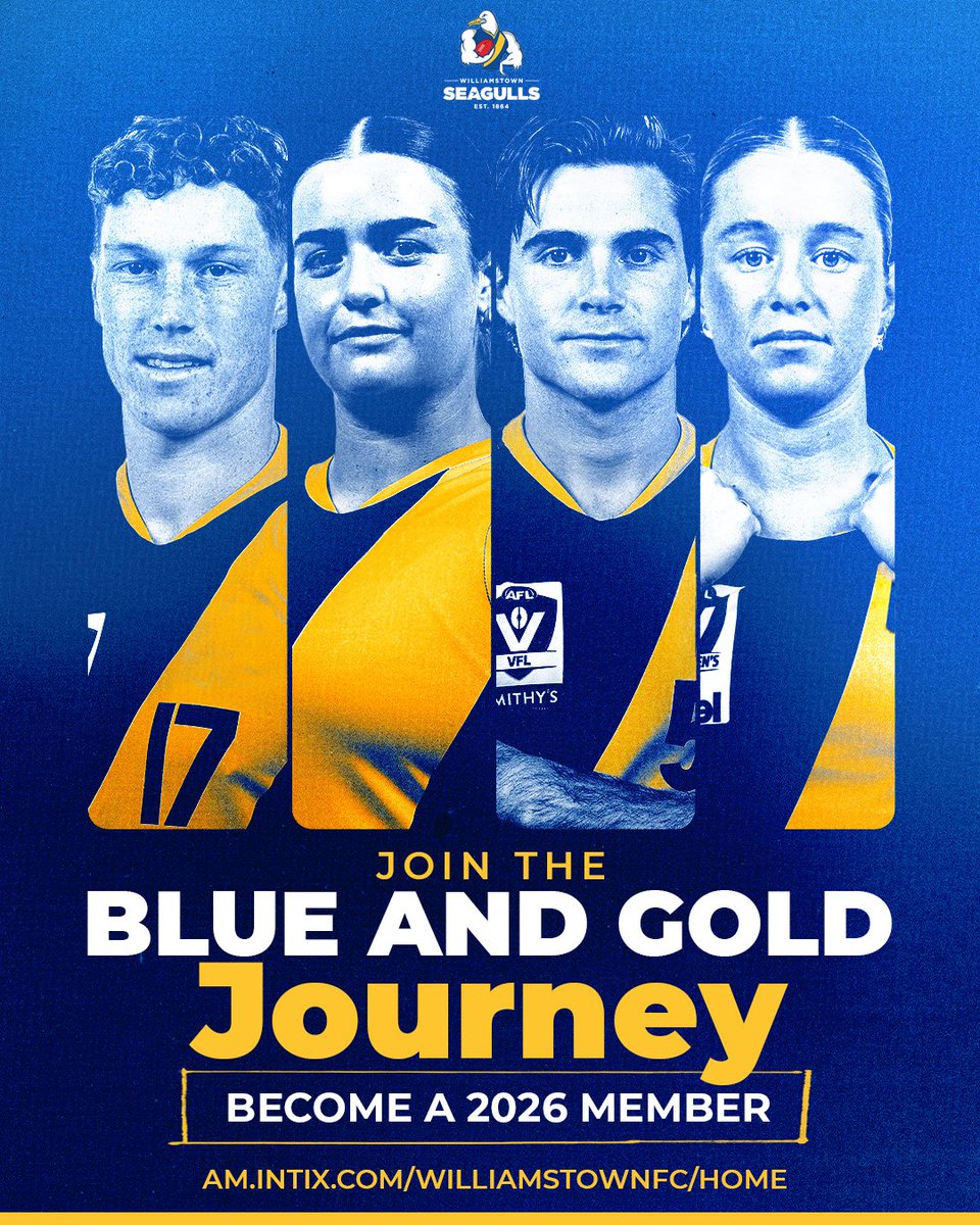 🚨MEMBERSHIPS ON SALE NOW🚨

Grab yours before Dec 31, 2025 and we’ll throw in a free member cap 🎁

Tap the link to secure yours and join the blue and gold journey 💙💛 am.intix.com/williamstownfc…