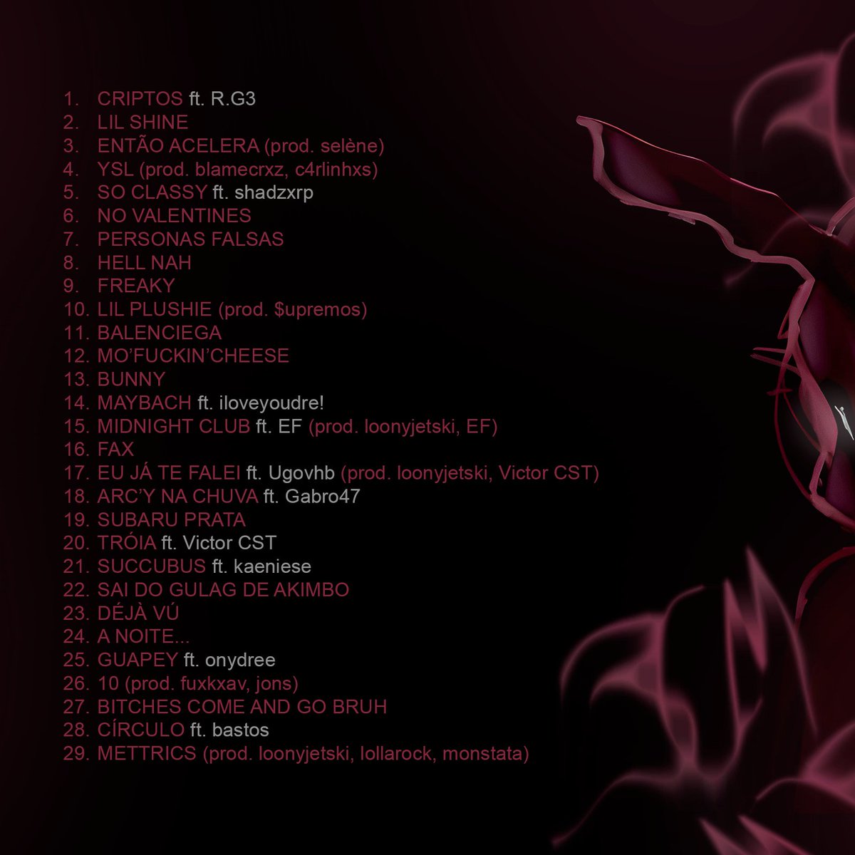 loonyjetski's tweet image. BOO: CAOS MULTITYPE
R.G3
SHADZXRP
ILOVEYOUDRE!
EF
UGOVHB
GABRO47
VICTOR CST
KAENIESE
ONYDREE
BASTOS
AIRHUSHY