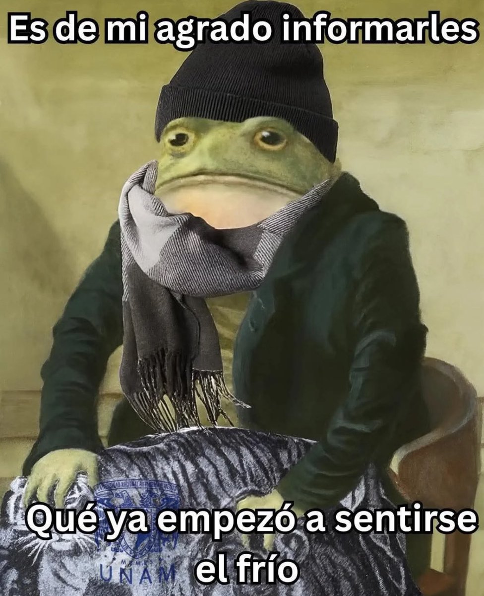 LauraBruges's tweet image. Ya es hora de sacar la poderosa cobija de tigre 🐅