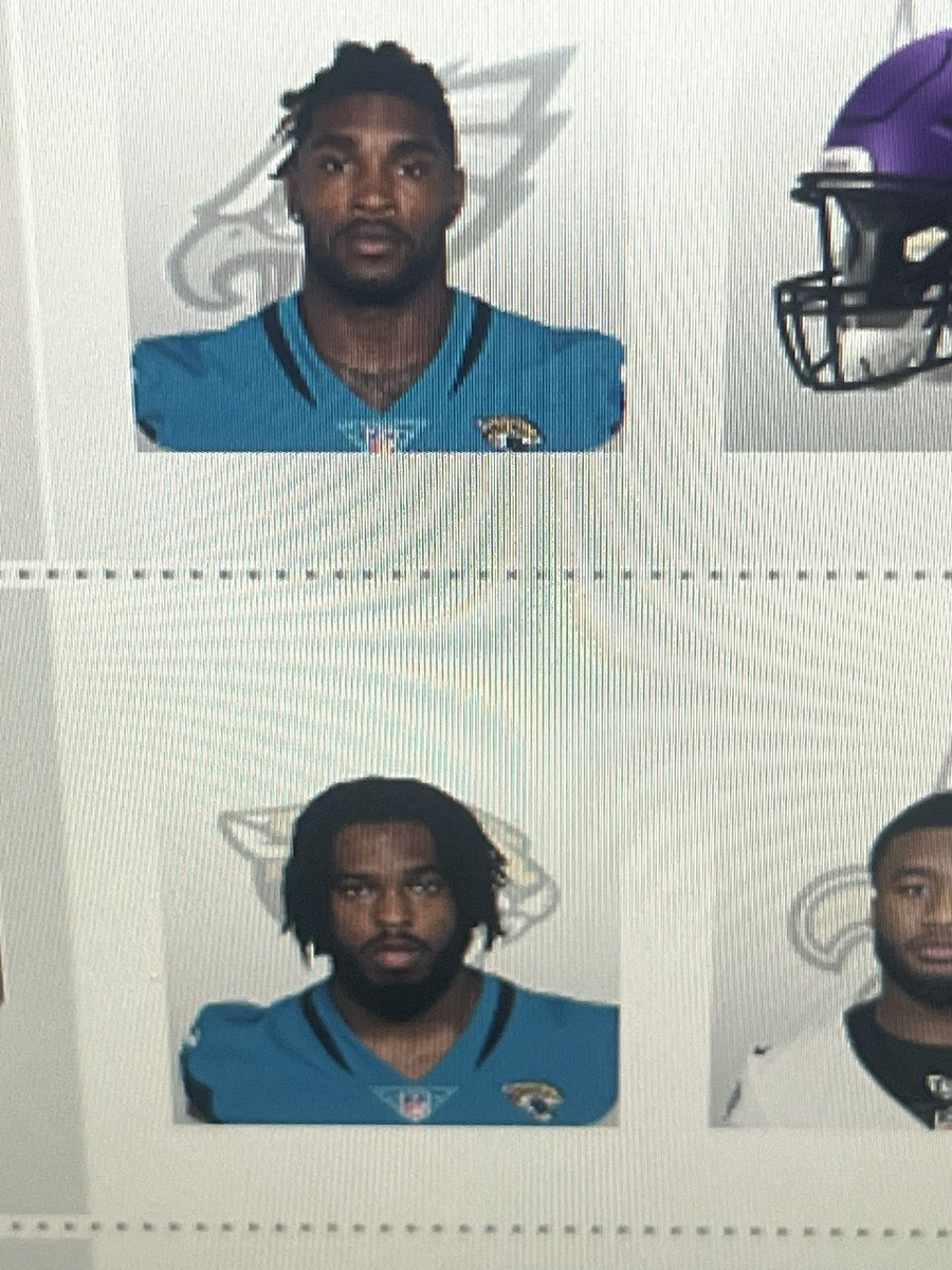 B_MBBFP's tweet photo. @JeffRatcliffe Waiver discrepancy.He claims he bid 4Bigsby which would've been the highest.The site didnt honor it.I 
b-leev  our site uses AI&amp;couldn’t  tell btween Bigsby&amp;Tuten(who he actually got).Both r still in Jags jerseys.Both favor each other😂Im blk so I can say that. https://t.co/J3tPXgYZv7