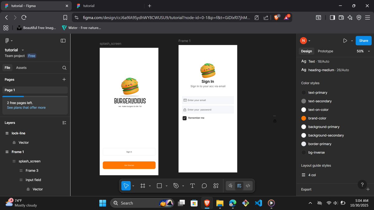 Nick_Drogo's tweet image. Figma so fun😄
Honestly, i expected nothin less-especially coming from a CorelDRAW background. Also, Python Crash Course Chap 15 &quot;Generating Data&quot;✅done!

Chap 16 begins tomorrow.  As our people say, the most ruthless combo for success is patience and consistency💪