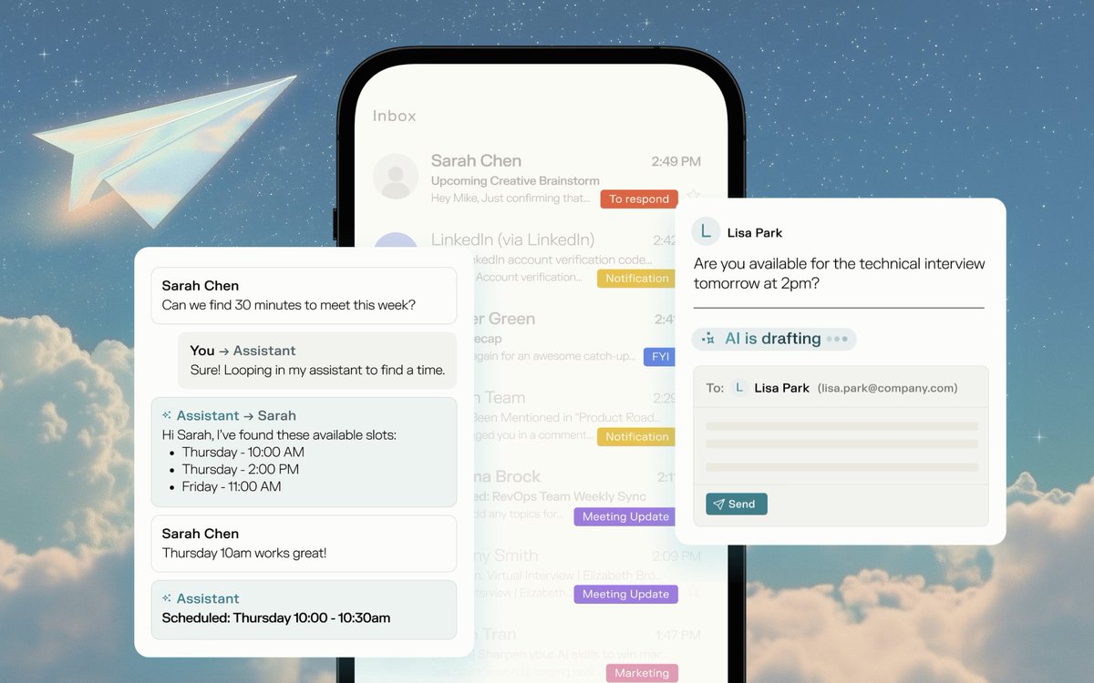 ITmatters_in's tweet photo. Perplexity introduces its AI Email Assistant for Gmail and Outlook — turning cluttered inboxes into smart workflows. 

https://t.co/qEffu9WHXO

#Perplexity  #AI #EmailAssistant #Productivity 

@perplexity_ai https://t.co/d9WalFyJWs