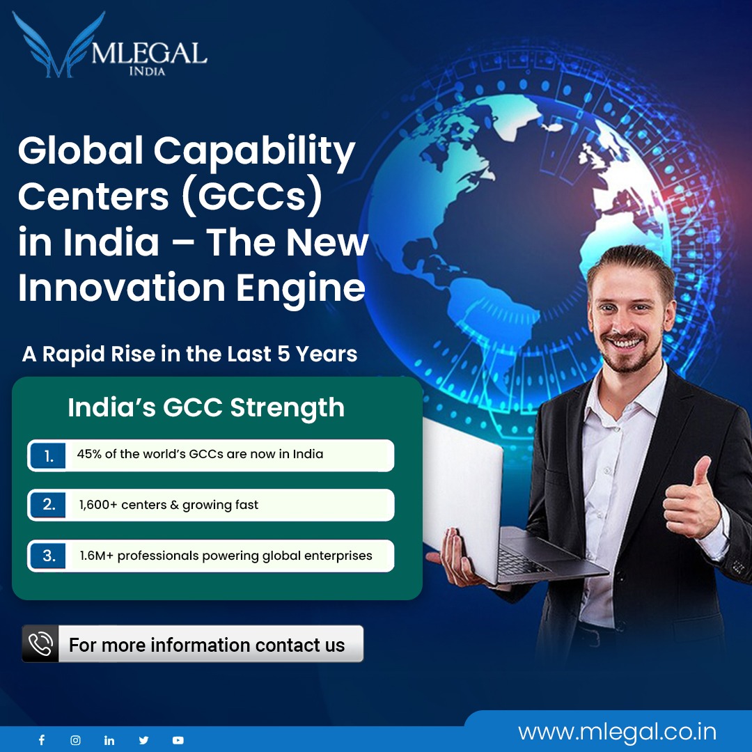 MLEGAL7's tweet photo. Global Capability Centers (GCCs) in India – The New Innovation Engine

A Rapid Rise in the Last 5 Years

India’s GCC Strength
* 45% of the world’s GCCs are now in India
* 1,600+ centers &amp; growing fast
* 1.6M+ skilled professionals powering global enterprises

#GlobalCapability https://t.co/PDLbr4XxVk