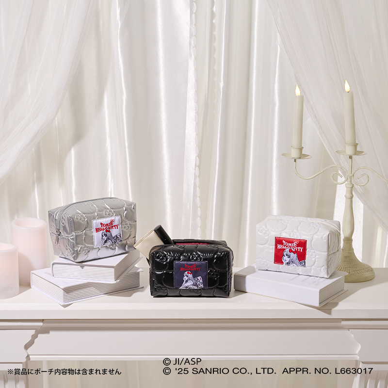 富江 × #ハローキティ 』くじ🎯 🎀賞品紹介🎀 D賞「マルチポーチ