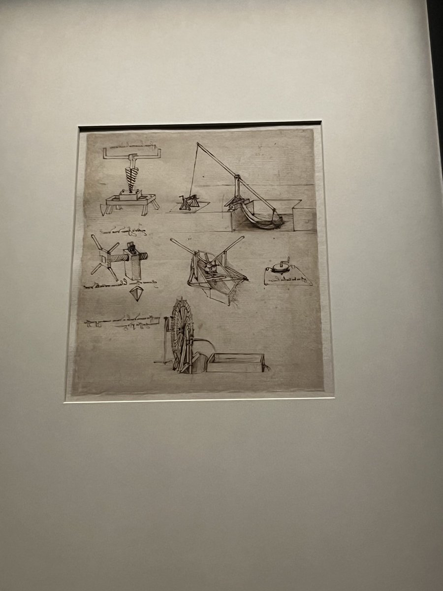 ダ・ヴィンチ　アトランティコ手稿。素晴らしい展覧会でした。#大阪市立美術館　#アトランティコ手稿