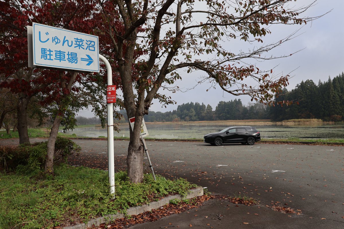 近くの「じゅん菜沼」で記念撮影をしました😊