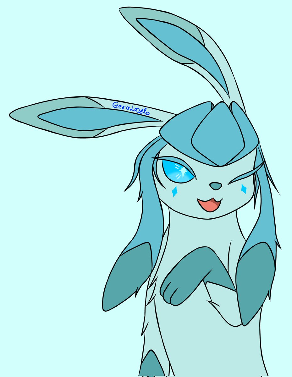 GeraLaylo's tweet photo. Third eeveelution done, Glaceon. Second best eeveelution design in my opinion. Ice powers are cool too.

Decided her name will be Miori.

#pokemon #eeveelution #glaceon #glaceonpokémon #glaceonart #pokémonfanart https://t.co/1MYoSN7MgP