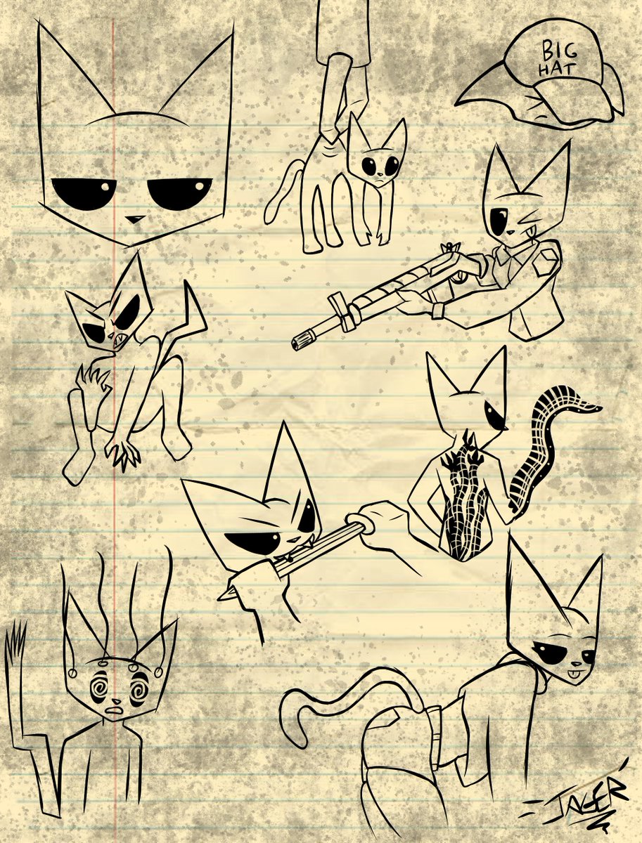 i like drawing silly kitty katz