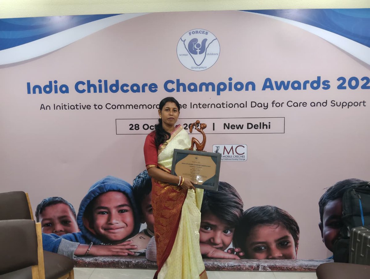 cini_india's tweet photo. Proud moment for #cini 💚
From the #Sundarbans, elected representative Jyotsna Halder wins the #ICCA2025 , for her leadership in #childdrowningprevention.
Through #TheCINIMethod, community-led “KAVACH” centres—WHO-backed &amp; supported by #ICMR &amp; #TGI—are protecting children. https://t.co/7OMXmq89hV