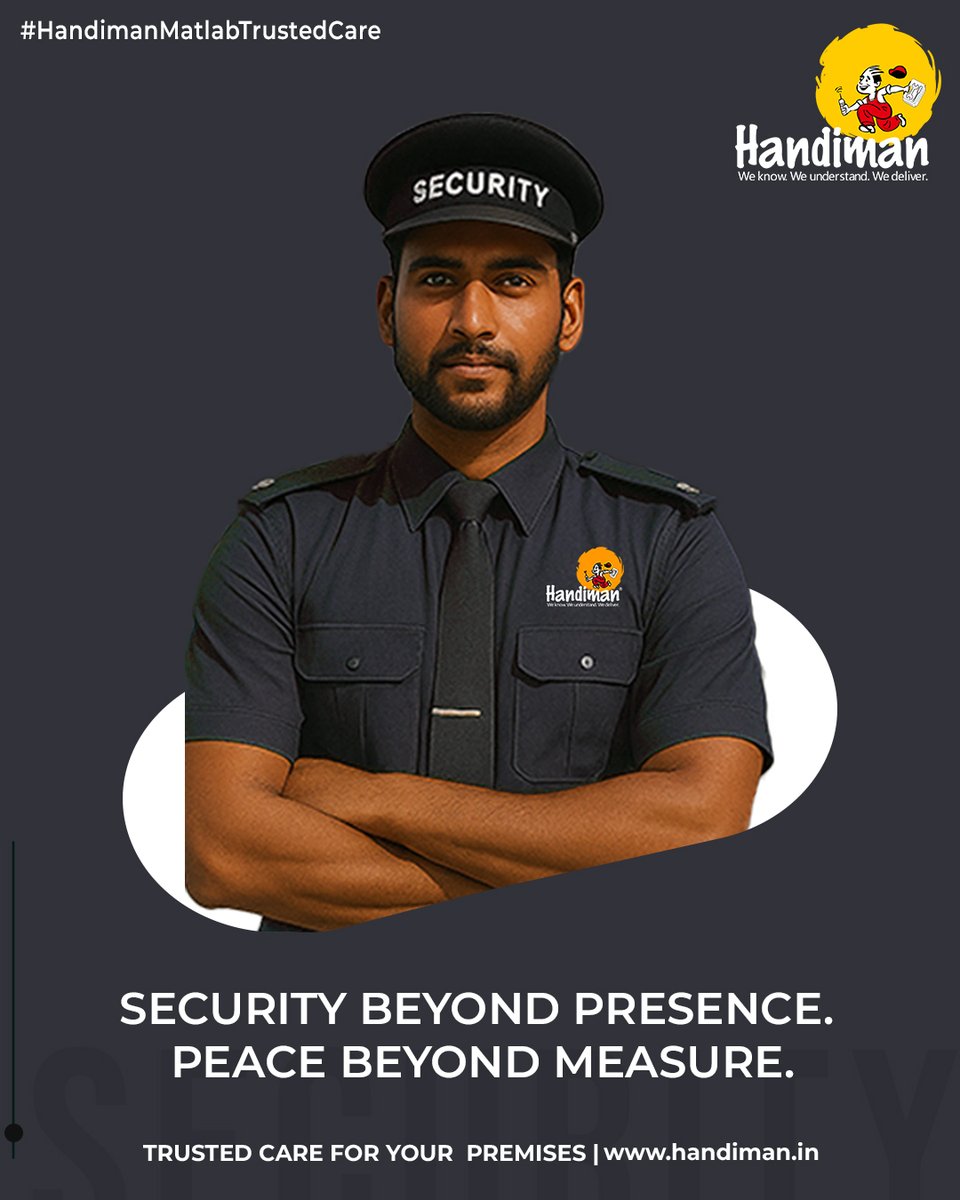 When it comes to protection, trust the experts.
Handiman’s professional security team ensures your facilicty and people stay's safe.

✅ Trained Guards
✅ Expert Monitoring
✅ Quick Response Team

Because your safety starts with Handiman's Security.

#HandimanSecurity #StaySafe