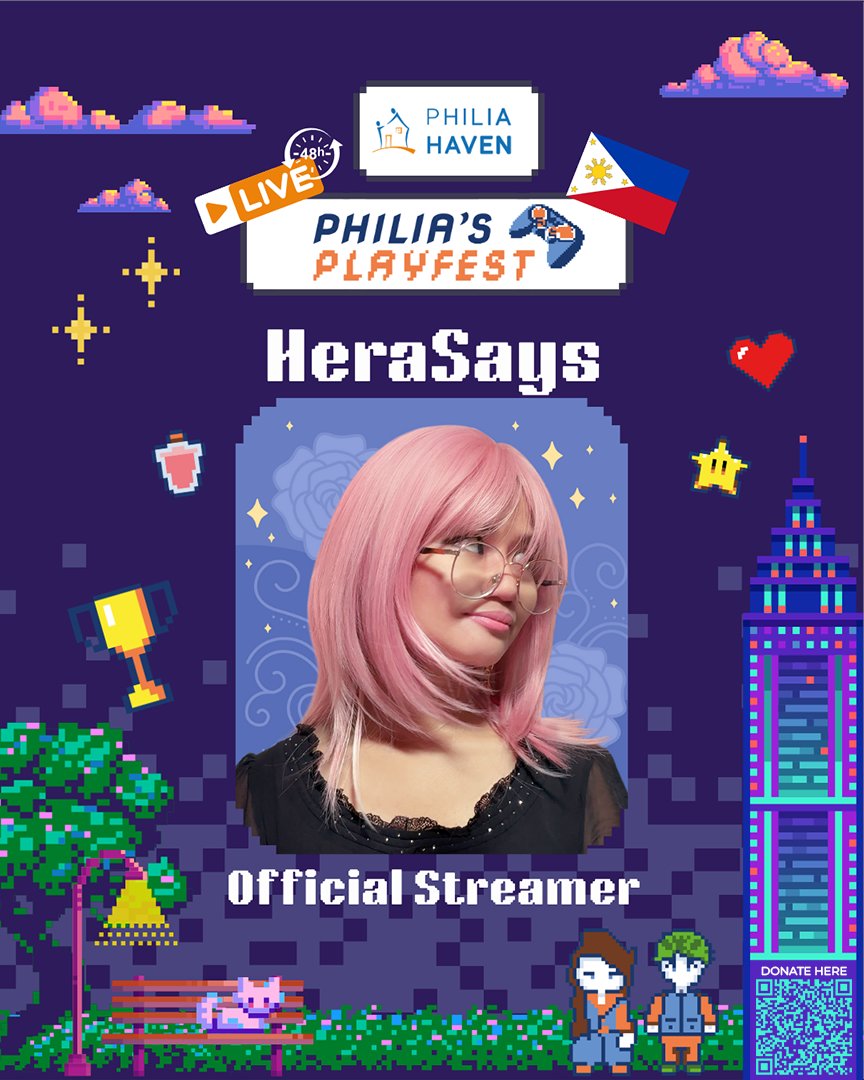 TheHeraSays's tweet image. Hallo frens! I&apos;m part of Philia&apos;s PlayFest—an event to help children &amp;amp; young moms. I&apos;ll join creators for a streamed on-site tourney on Nov 22-23. It&apos;ll be wonderful if you could help, in addition to my own personal pledge. ❤️

RTs appreciated to spread the word about this cause!