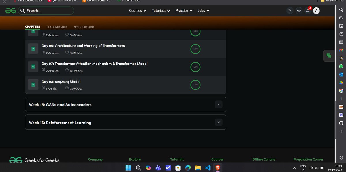 Ankit_Kumar1304's tweet image. 🔥 Day 98: Skill ignition in full swing.   Kicked off my learning sprint with GeeksforGeeks bringing ML to ambition 💥
📘Course
geeksforgeeks.org/batch/ds-16?ta… 
 
 @geeksforgeeks   #skillupwithgfg #nationskillup #CodeWithPurpose #TechForChange