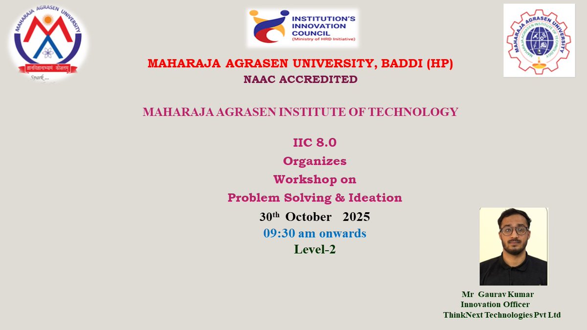 Maharaja Agrasen University tweet media