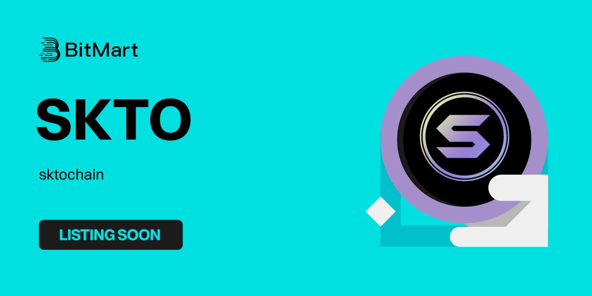 sktochain_org's tweet photo. 🌟 Upcoming New Listing 🌟

🤩 #BitMart will list SKTO 
@sktochain_org
 soon!

Keep an eye on our socials for further announcements.

Share in the comments what you like about this project 👇

#SKTOBitMartListing https://t.co/rdoOsVBUkS