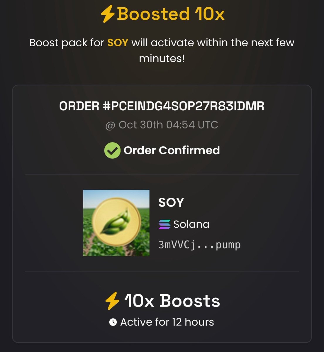 soybeanfarms's tweet photo. Dex Boosts Paid. https://t.co/d4FRsxnZRC