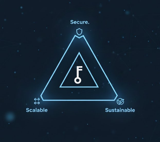 defiojr's tweet photo. Secure. Scalable. Sustainable. That’s the Forte triangle.

gforte! https://t.co/9CVoDjSlD6