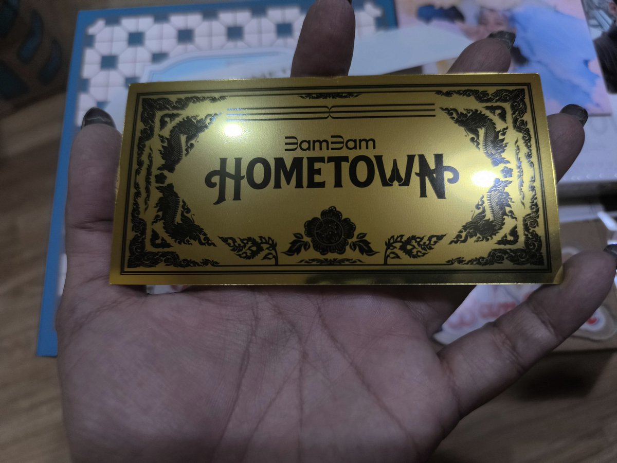 BkkTass's tweet photo. ฮือออออ 😭 ฉันได้ Gold Ticket แล้ว
#HOMETOWN #Goldticket #BamBamEP_HOMETOWN #BamBam https://t.co/JjPsst6OQl