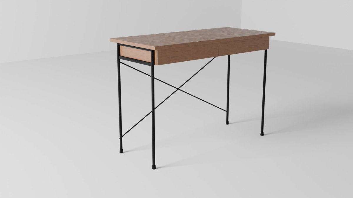 NovaNull1's tweet photo. 木製机
#blender #3DCG #modeling #b3d https://t.co/0CedKzUitK