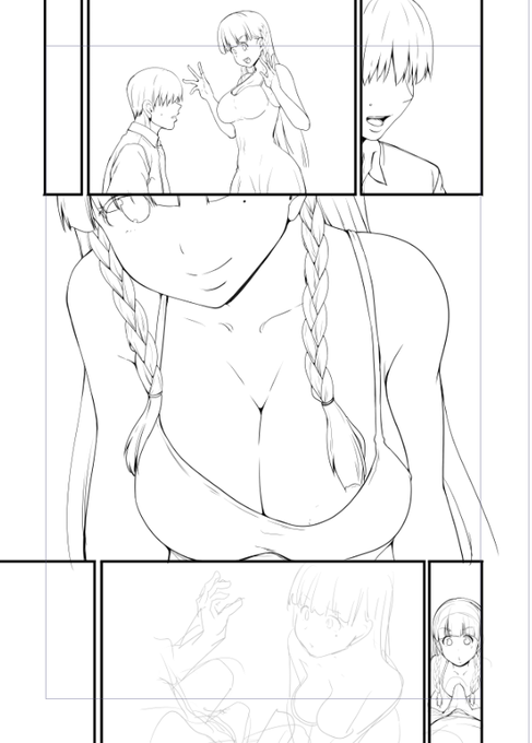 田舎の黒ギャルJkの続編 田舎の黒ギャルJkの子(仮) ペン入れ始めています… 完成はいつかは分からん