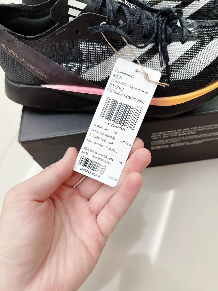 iamkorbor's tweet photo. ขายรองเท้า Adidas Adizero Running
❗️ปกติ 6,700 ขาย 2,990❗️
มือ 1 ใหม่มากแค่ลองใส่ พอดีซื้อมาผิดไซส์ค่ะ
ป้าย กล่อง ยังอยู่ครบ 
Size US 7 1/2, UK 7

#ส่งต่อรองเท้า #รองเท้าผ้าใบ #รองเท้าวิ่ง #ส่งต่อเสื้อผ้า https://t.co/M4M6x2Vt4i