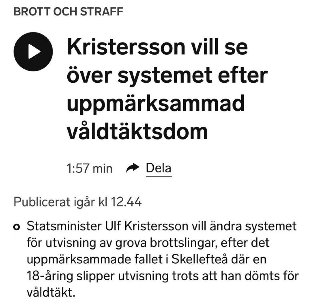 RMistereggen's tweet photo. Thanks to X, the world finally raged loud enough for Sweden’s Prime Minister to blink.

After years of silence and complicity, both the government and its obedient media were forced to react to the brutal rape of young Meya and the migrant rapist who escaped deportation because he “didn’t rape her long enough”.

This is what happens when truth breaks through censorship: people awaken, leaders panic.

X gave the people back their voice and that’s exactly why they want to silence it.