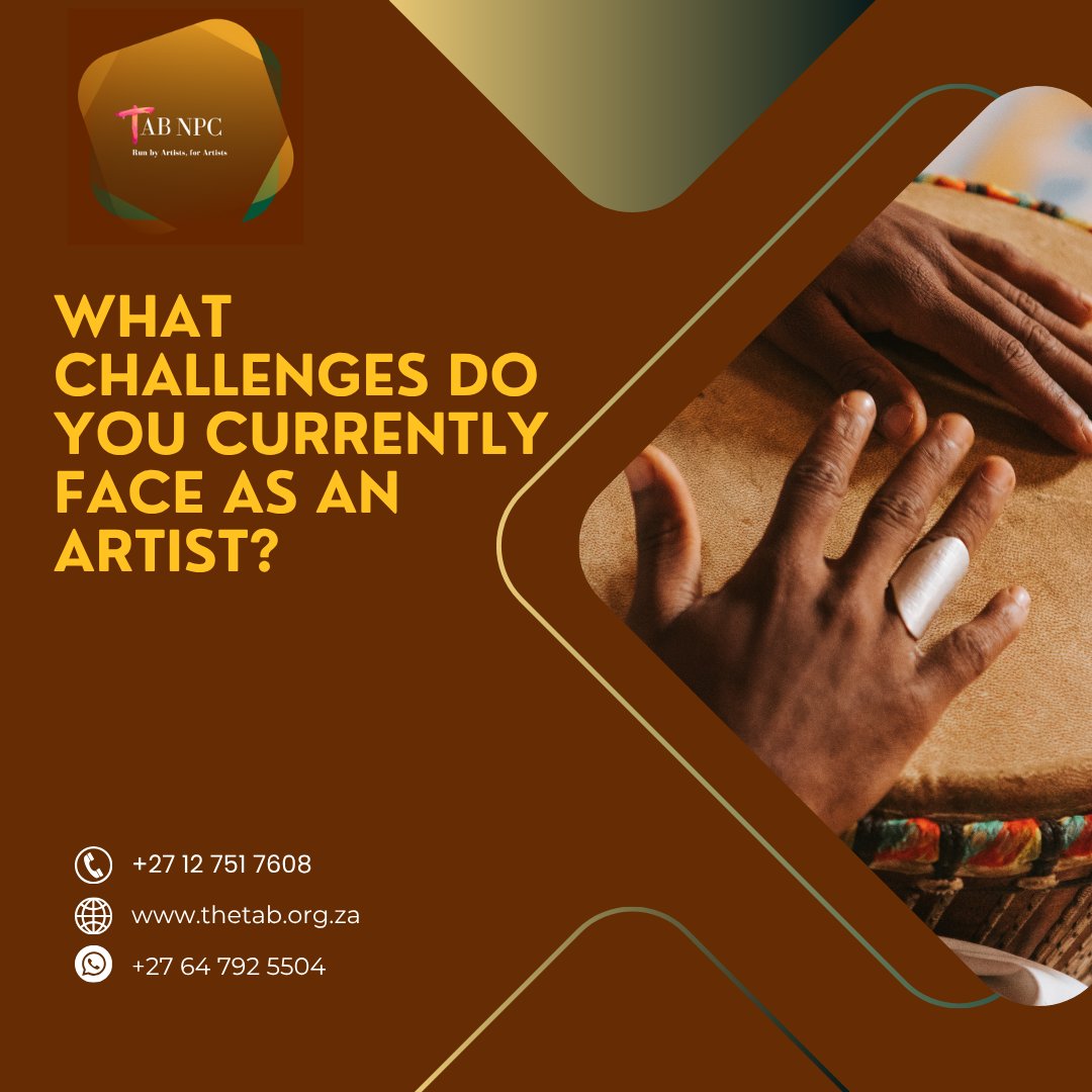 TheTabNPC's tweet photo. What are some of your challenges as an artist?

#artsandculture #artists https://t.co/c1zPuuP1hp