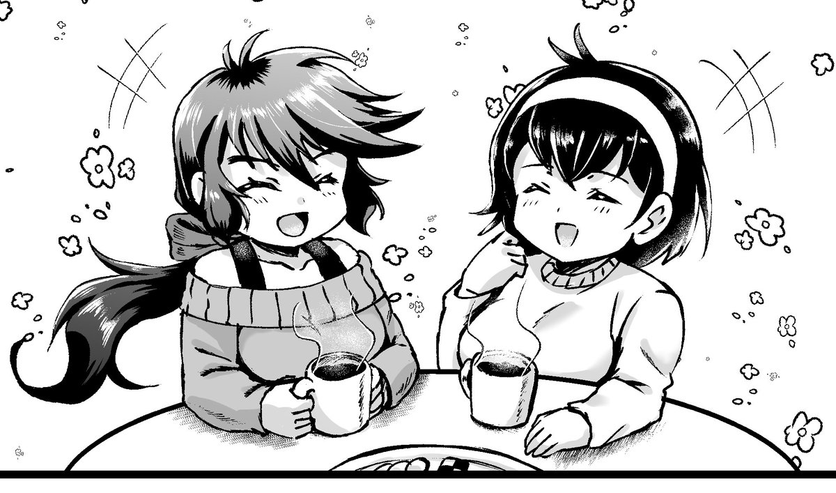 原稿進捗(おまけマンガ)
かわいく描けたから見て 