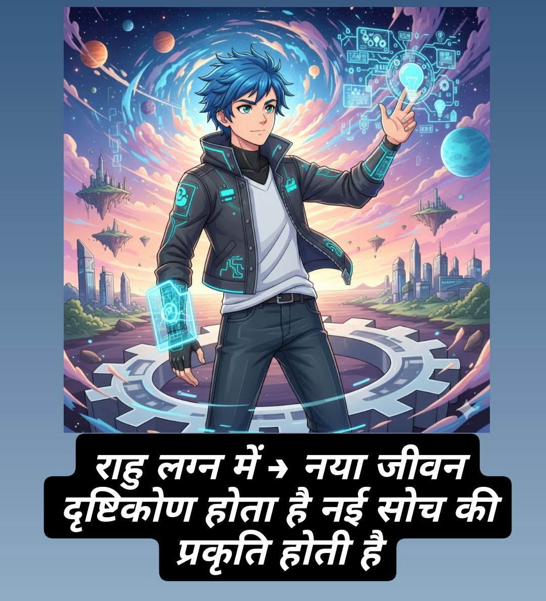 Astrologer98356's tweet image. राहु का लग्न में और नई सोच #राहु #postingchallenge #astrologyposts