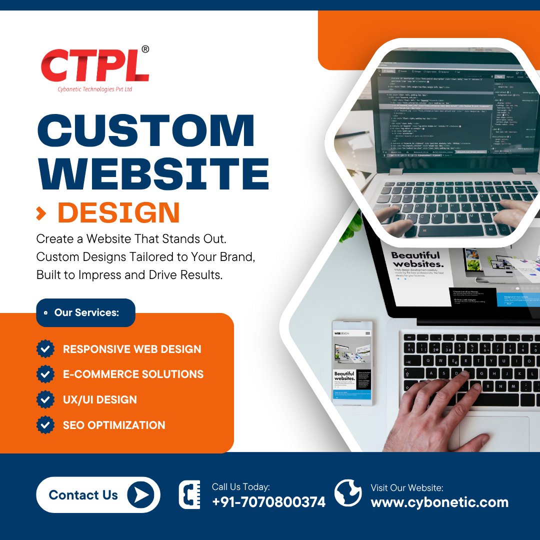 cybonetic's tweet image. Build a stunning, custom website that reflects your brand and drives real results with our responsive design and e-commerce solutions. 

☎+91-7070-800-374
🌐cybonetic.com

#WebsiteDevelopment #WebDevelopment #WebsiteDesigning #WebDesigning #StaticWebsite #Cybonetic
