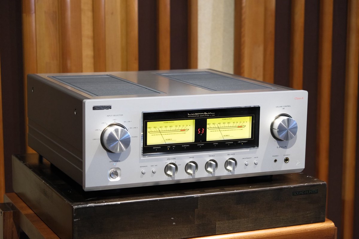 【おみせっち】ALPINE LUXMAN LV-100 プリメインアンプ アバック横浜】Luxmanの「100周年記念A級プリメインアンプ」L