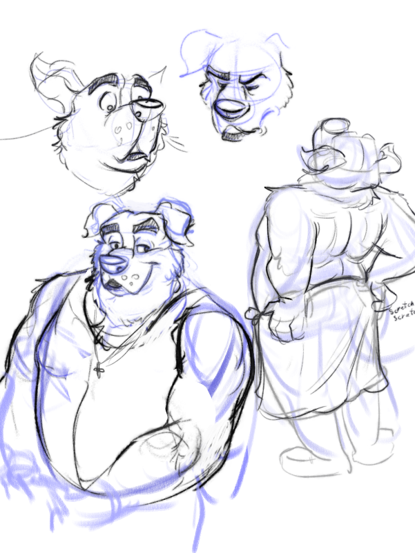 Some Brandon doodles
#furry #furryart