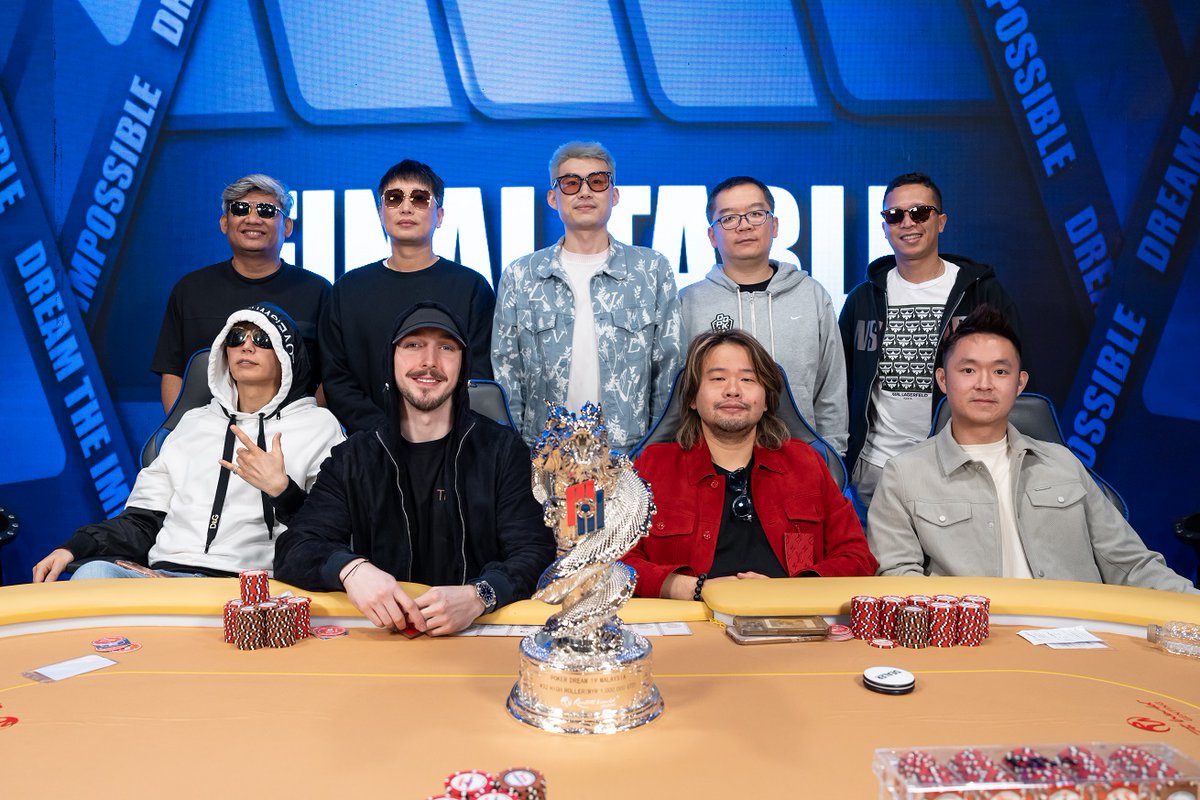 poker_ing's tweet photo. 【マレーシア】Poker Dream 19 Malaysia
#32　MYR15,000　High Roller　MYR1M保証
GACKTさん　ファイナルテーブル進出

Photo: Poker Dream https://t.co/PYQ9zaG81s