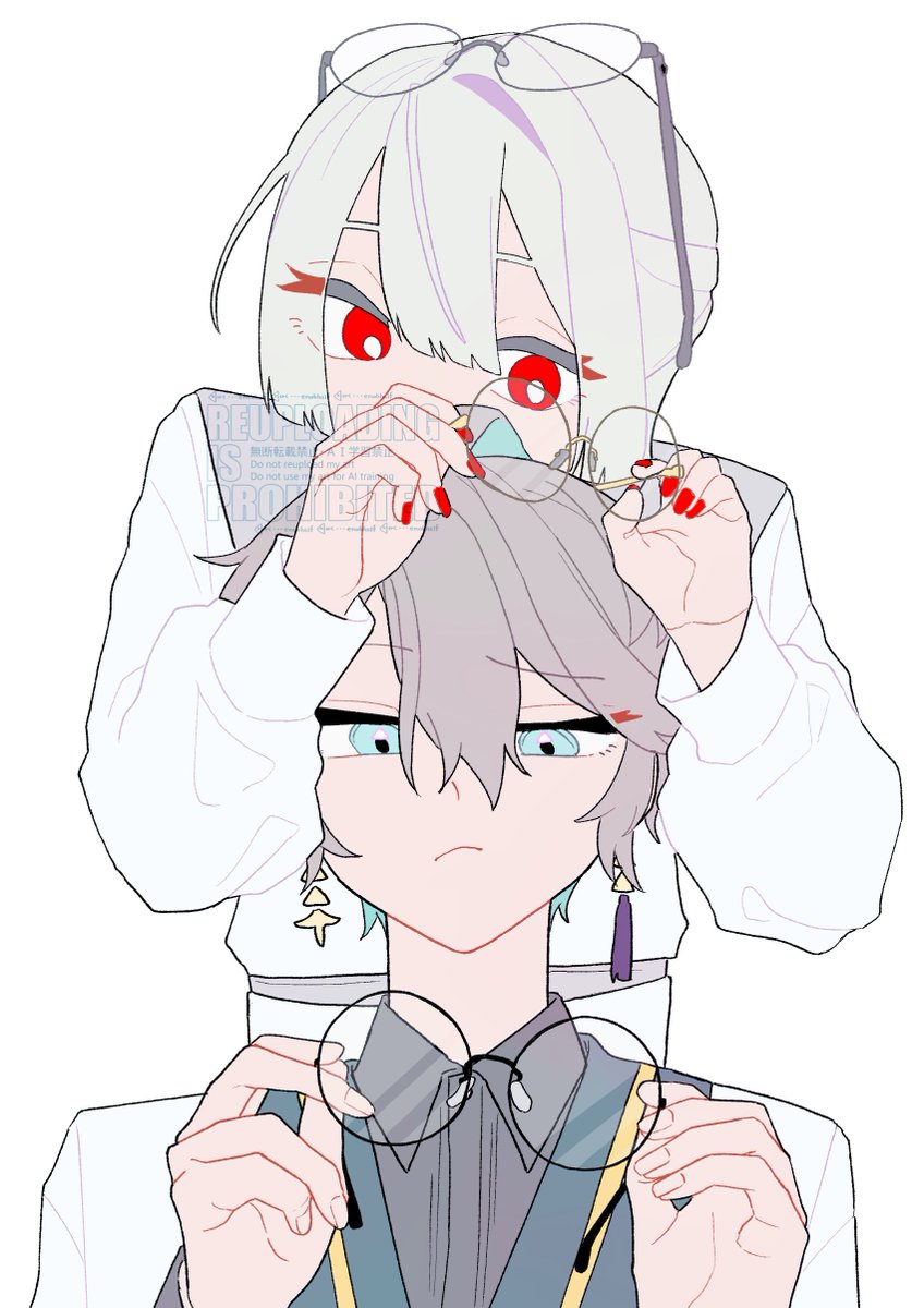enobhsif's tweet photo. どの色の眼鏡がいい？ https://t.co/h3suYlOuuu