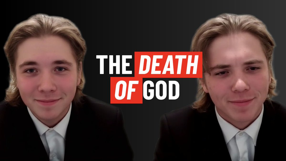 GenerationRisee's tweet photo. The death of god has played a major roll in the destruction of western societies.

Check out the full video on my profile! https://t.co/jPUQ8tUbC3