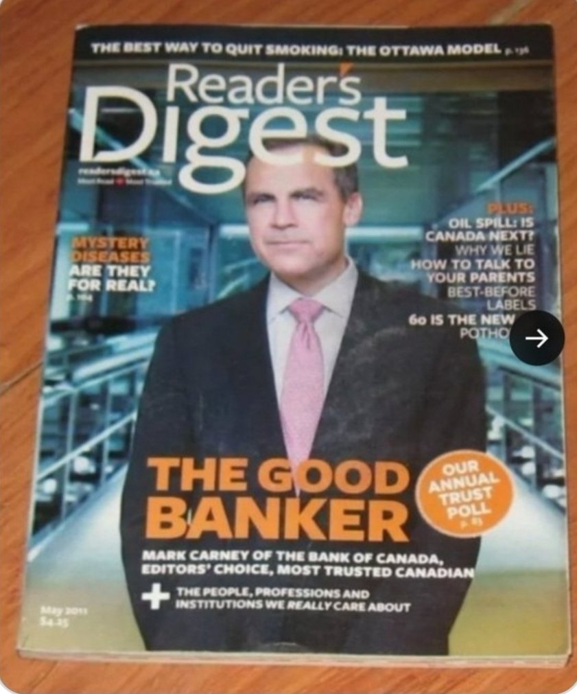 <a href="/PierrePoilievre/">Pierre Poilievre</a> I believe Readers Digest most trusted Canadian 🇨🇦 2011