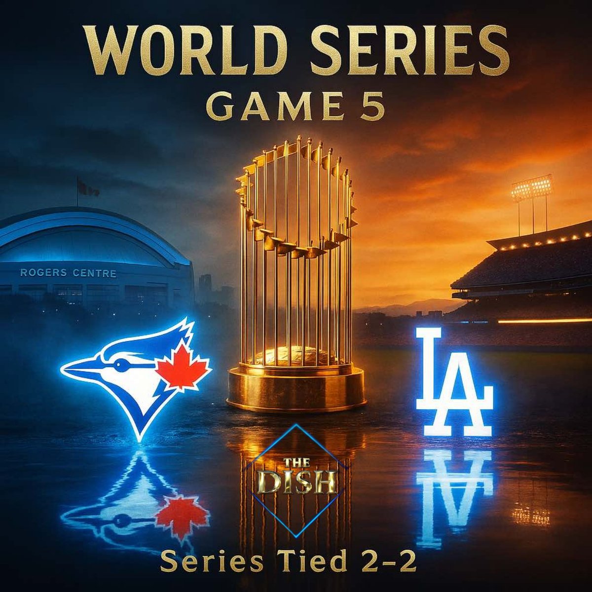 TheDishSCEN's tweet photo. Game 5 started with a bang! https://t.co/e4nPm5rE38