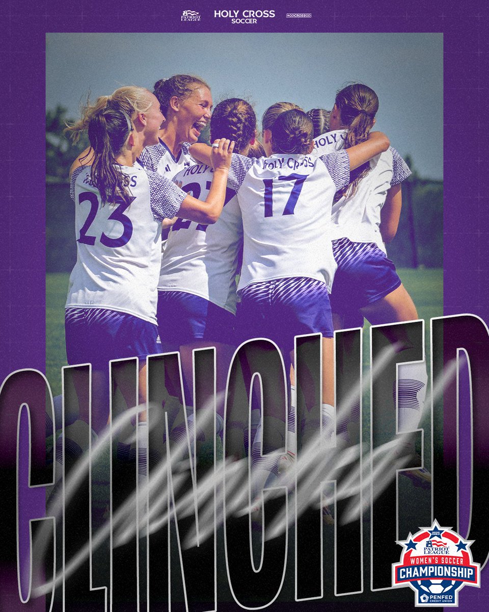 ✝️ The Crusaders are heading to playoffs!

For the sixth time in program history, Holy Cross has earned a spot in the postseason!

#GoCrossGo