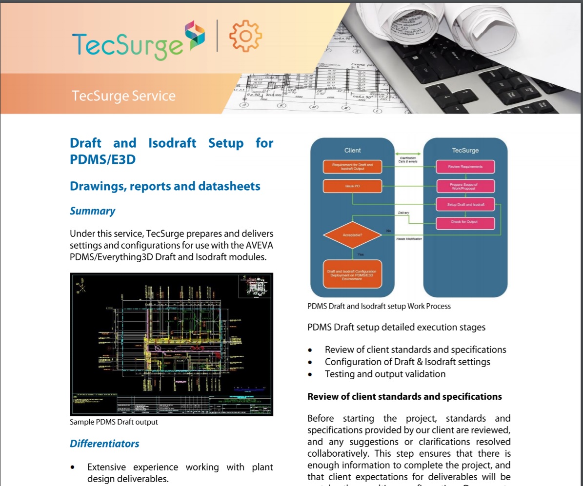 TecSurge's tweet image. TecSurge prepares and delivers settings and configurations for use with the #AVEVA PDMS/#Everything3D Draft and Isodraft modules. Let&apos;s talk: #E3D tecsurge.com/work-examples/… #tecsurge