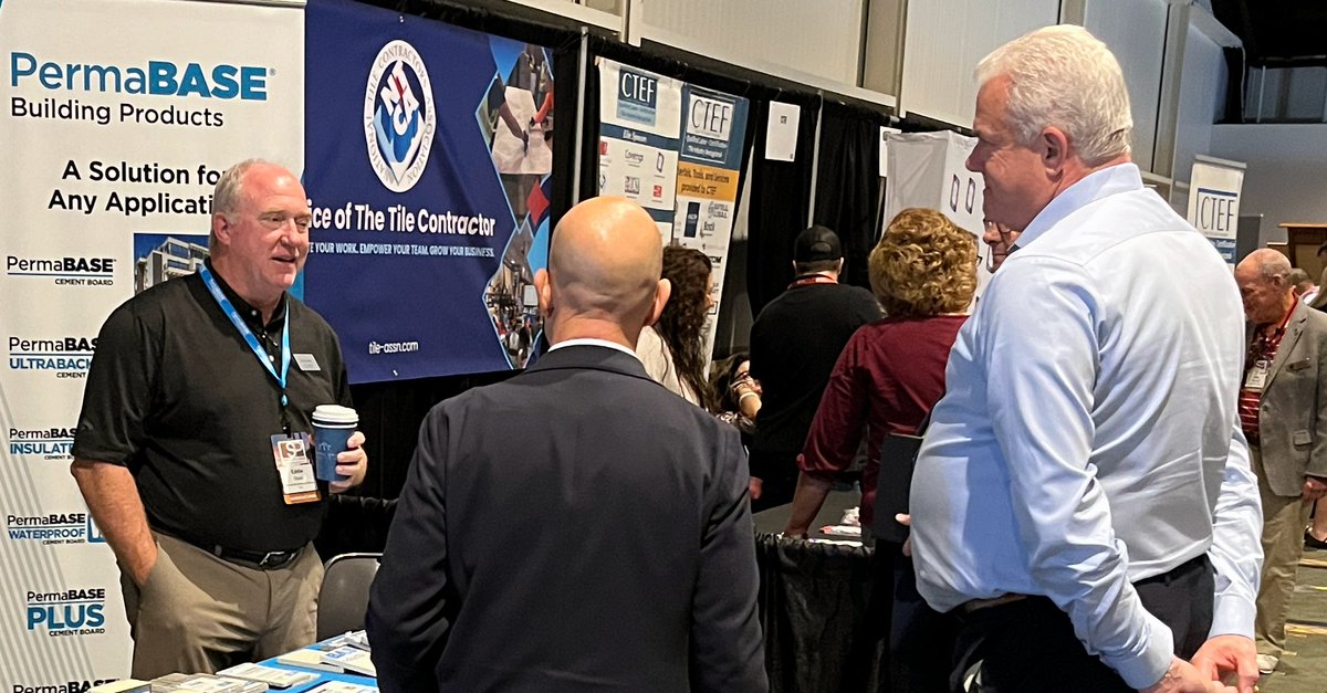 That’s a wrap on #TileSolutionsPlus 2025! Great to connect with industry leaders and spotlight the PermaBASE CI &amp; WP products. Thanks to Eddie Neel, Tony Fuller, JD Cohen &amp; Gonzo Gomez for representing the #PermaBASE team! #TSP2025 #TileIndustry #BuildingMaterials